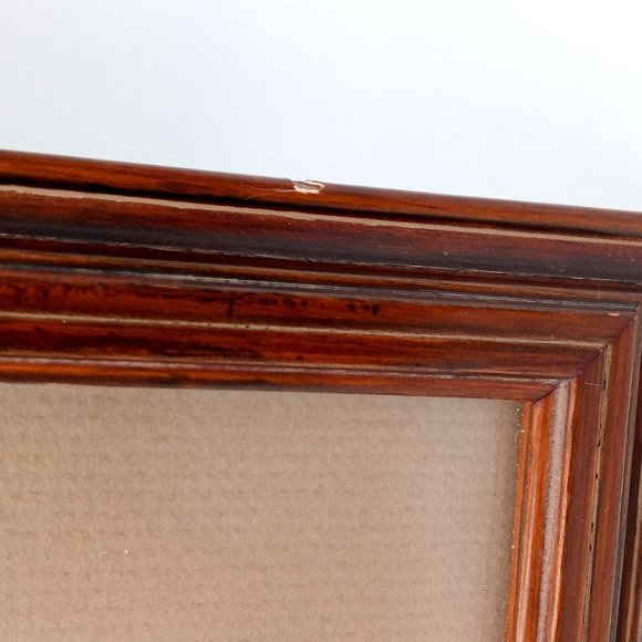 Prim School Room Framed Cross Stitch Art Americana USA Flag Desk Grandmacore Wal - Picture 2 of 11